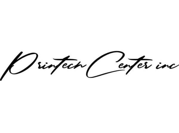 A black and white image of the logo for dritech center.