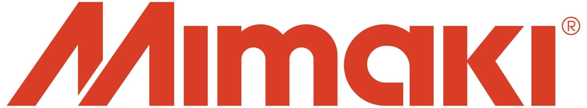 A red and white logo for the company amco.