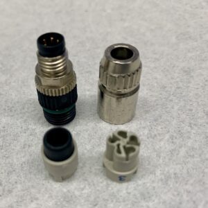 A close up of some different types of connectors
