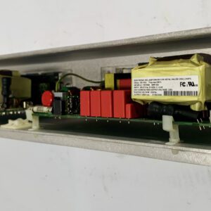 A close up of the electrical box on a wall