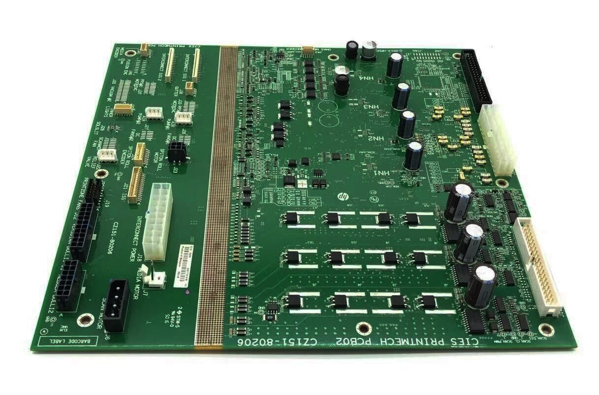 A green board with many different types of wires